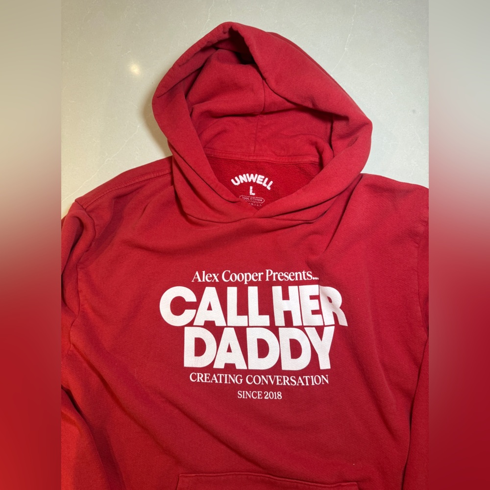 Call Her Daddy Sweatshirt and Sweatpants Set | Red Size Large Christmas 2023